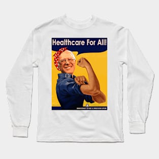 Bernie The Riveter Long Sleeve T-Shirt